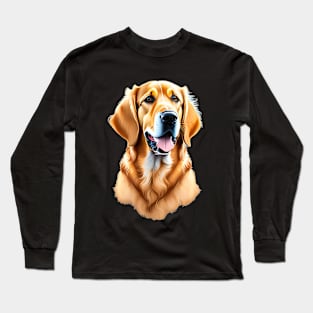 Portrait of a Cute Dog Long Sleeve T-Shirt